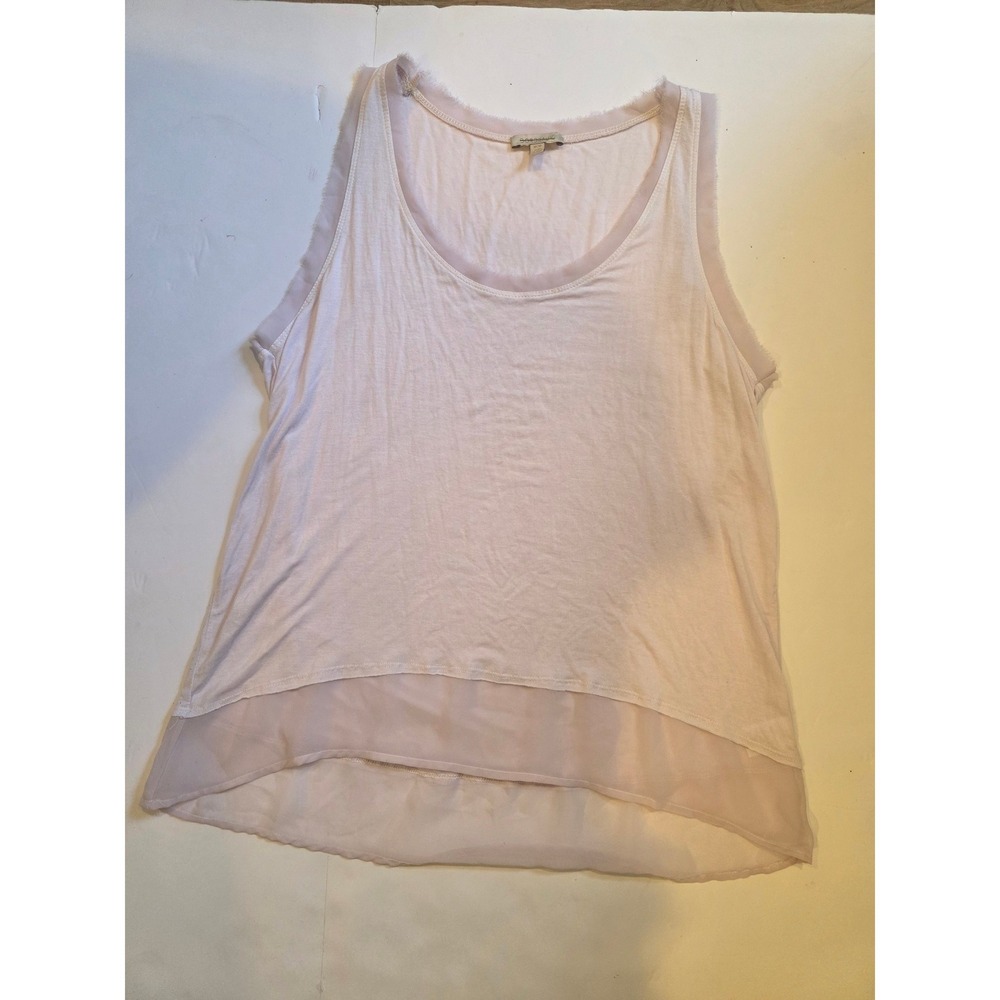 Bordeaux Lavender Layered Chiffon Tank Top Fairycore Romantic Sleeveless Medium